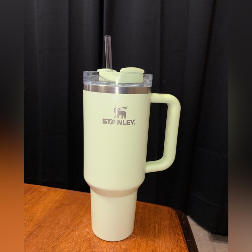 Stanley Light Green 40oz Tumbler with Handle